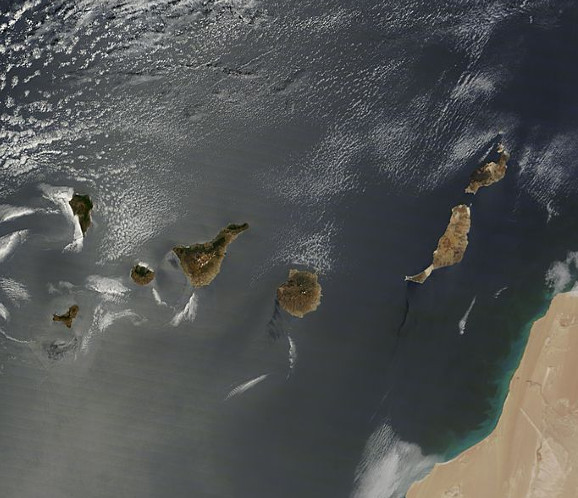 Imagen de MODIS/NASA, día 21 de agosto de 2014